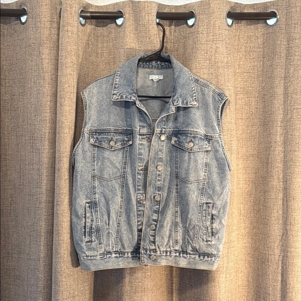 Morgan Wallen Oversized Denim Vest - Picture 2 of 2